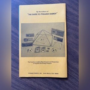Pyramid Power V | Other | Vintage 97s Pyramid Power V Pyramid Energy ...